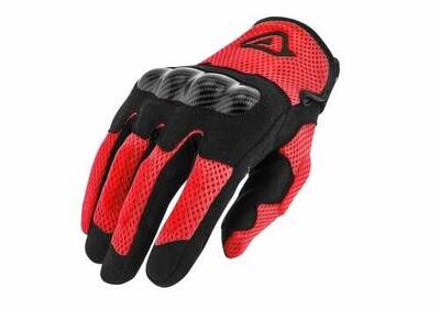 GUANTI CROSS ROSSI CON PROTEZIONI!!NUOVI!! Acerbis - Annuncio 7090955