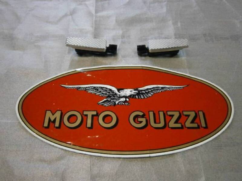 KIT PEDANE OFF ROAD Moto Guzzi COPPIA PEDANE V7 PILOTA IN ALLUMINIO