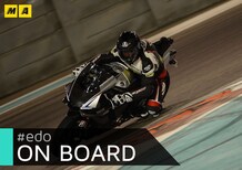Onboard in notturna a Yas Marina