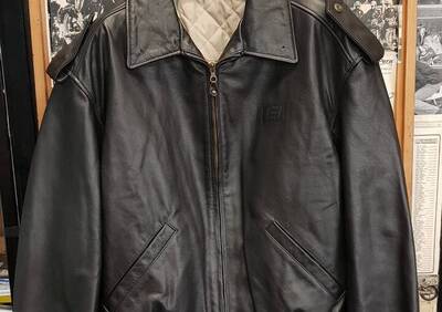 Bomber in pelle nero Esercito Italiano Tg 48/50 - Annuncio 7495505