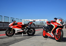 Ducati Panigale 959 Corse vs MV Agusta F3 800 RC. Medie per scelta