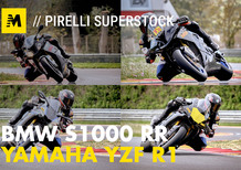 BMW S1000RR e Yamaha YZF-R1 stock Pirelli: le moto di Luca Salvadori e Fabrizio Lai