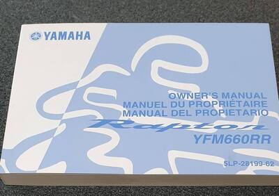 USO E MANUTENZIONE MANUALE YAMAHA RAPTOR YFM660RR - Annuncio 7972747