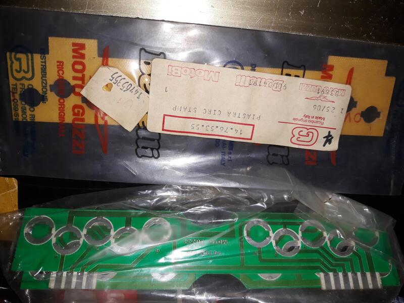 PIASTRA CIRCUITO STAMPATO SPIE CRUSCOTTO Moto Guzzi