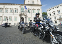 Presentate al Capo dello Stato le Moto Guzzi California dei Corazzieri