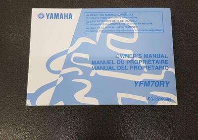 USO E MANUTENZIONE MANUALE YAMAHA YFM70RY 700 - Annuncio 8153305