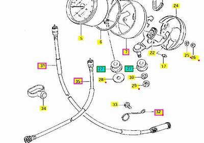 CAVO CONTACHILOMETRI SUZUKI GN 250 1985 1996 Suzuk  - Annuncio 7409272