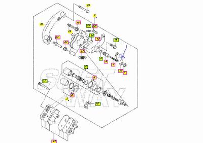 LEVA FRENO STAZIONAMENTO SUZUKI BURGMAN 650 2006 2  - Annuncio 7410031