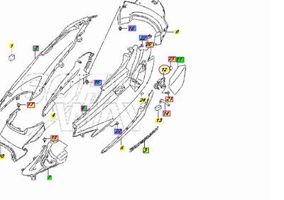 CERNIERA SPORTELLINO BENZINA SUZUKI BURGMAN 650 20  - Annuncio 7410065