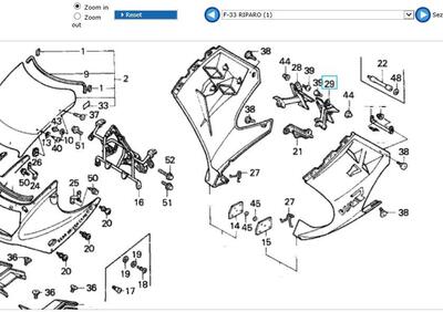 CONDOTTO ARIA SINISTRO HONDA VFR750F VFR 750 F 198 - Annuncio 7410165