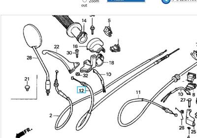 CAVO FRENO ANTERIORE HONDA PK50 PK 50 WALLAROO - Annuncio 7411770