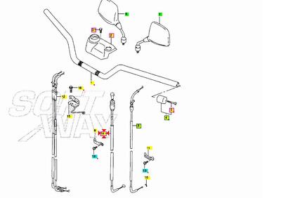 CAVO ARIA SUZUKI XF650 FREEWIND 650 1997 1998 1999  - Annuncio 7411826