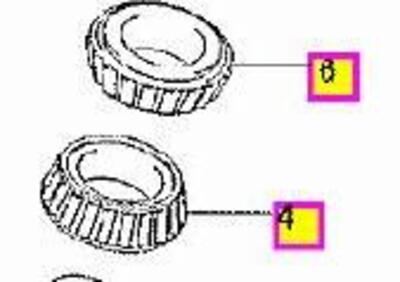 KIT CUSCINETTI FORCELLA ORIGINALE SUZUKI UX SIXTEE  - Annuncio 7415884