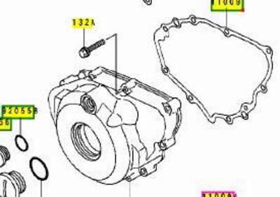 GUARNIZIONE CARTER STATORE KAWASAKI EN 500 1992 - Annuncio 7419200