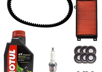 KIT TAGLIANDO ORIGINALE CINGHIA OLIO CANDELA KYMCO  - Annuncio 7483159