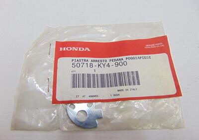 PIASTRA ARRESTO PEDANA ORIGINALE HONDA NSR 125 F N - Annuncio 7559858