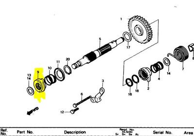 CAMMA MESSA IN MOTO HONDA XL500S XL500R 1979 1982 - Annuncio 7573170