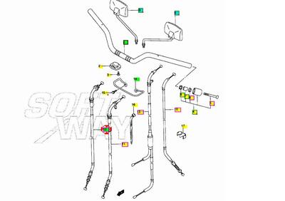 CAVO CHIUSURA GAS SUZUKI SV 650 2002 Suzuki OE X7  - Annuncio 7934479