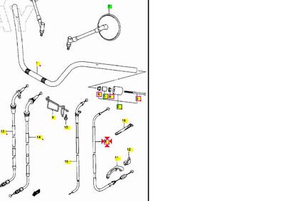 CAVO FRIZIONE ORIGINALE SUZUKI VL 250 INTRUDER 250  - Annuncio 8195801