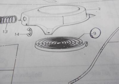 MOLLA AVVIAMENTO MOTORE MARINO HONDA BF75 BF100 - Annuncio 7410690