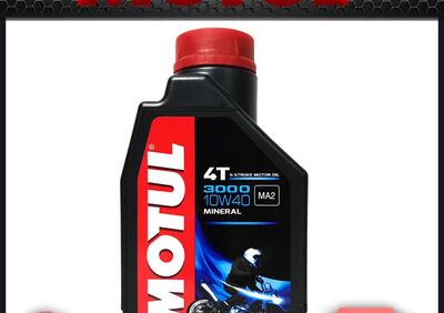 FLACONE TRE 3 LITRI OLIO MOTORE MOTUL 3000 4T 10W4 - Annuncio 7410785