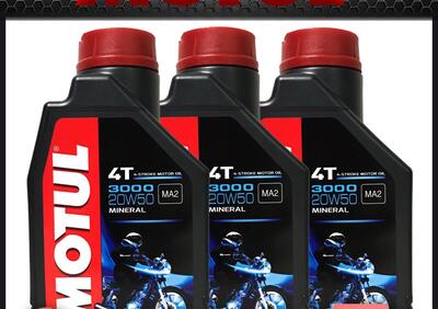 FLACONE 3 TRE LITRI OLIO MOTORE MOTUL 3000 4T 20W5 - Annuncio 7410788