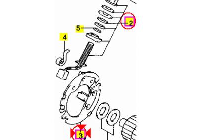 KIT SPAZZOLA PORTASPAZZOLA MOTORINO AVVIAMENTO SUZ  - Annuncio 7411102