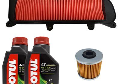 KIT TAGLIANDO FILTRO ARIA OLIO MOTORE MOTUL PEOPLE  - Annuncio 7483131