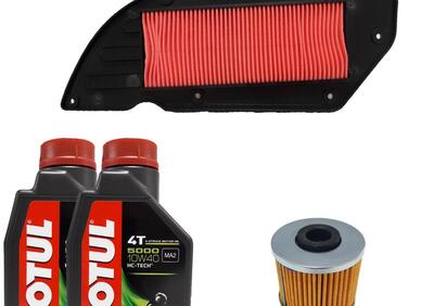 KIT TAGLIANDO ORIGINALE FILTRO OLIO ARIA KYMCO DOW  - Annuncio 7483521