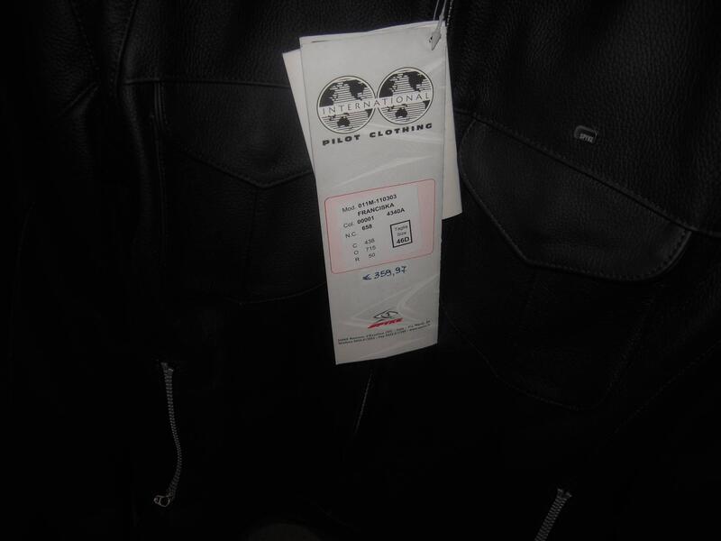 GIACCA MOTO IN PELLE DA DONNA TG. 46D SPYKE (3)