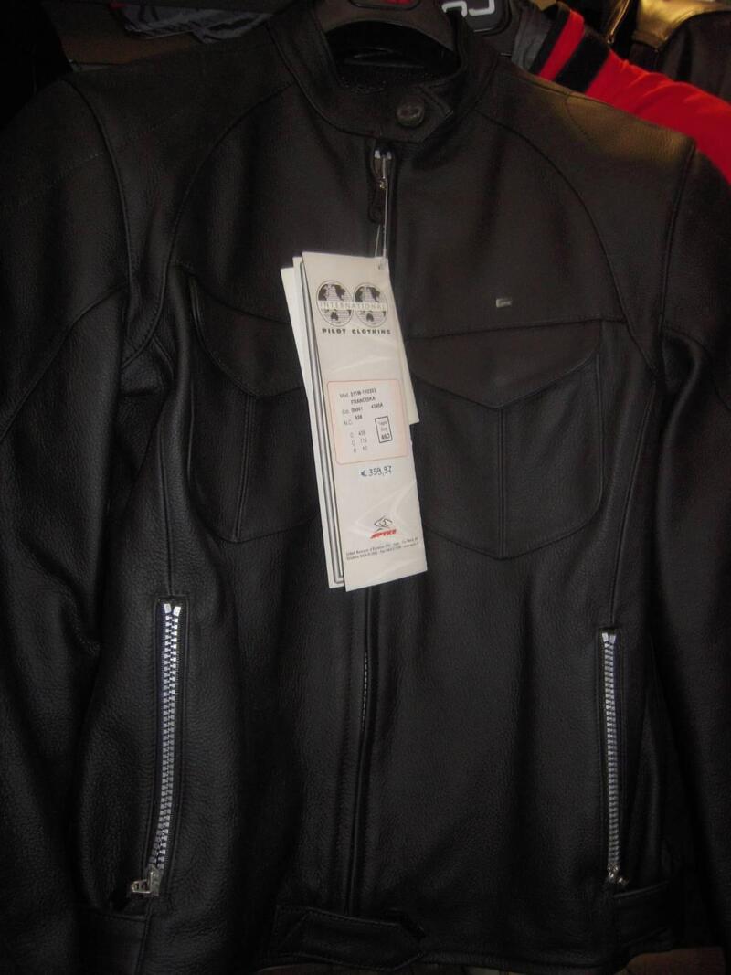 GIACCA MOTO IN PELLE DA DONNA TG. 46D SPYKE (4)