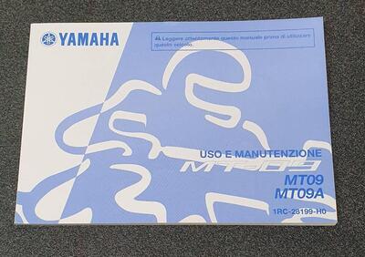 USO E MANUTENZIONE MANUALE YAMAHA MT-MT 09 A - Annuncio 8230355