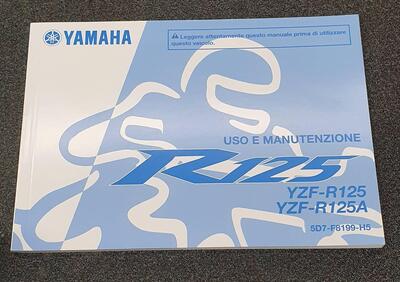 USO E MANUTENZIONE MANUALE YAMAHA YZF R125-R125A - Annuncio 8230439