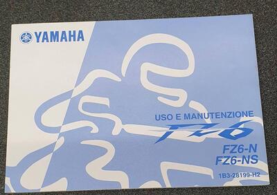 USO E MANUTENZIONE MANUALE YAMAHA PER FZ6 - Annuncio 8230565