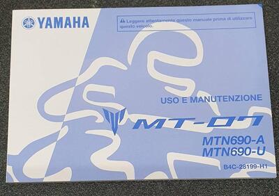 USO E MANUTENZIONE MANUALE YAMAHA PER MT 07 - Annuncio 8244480