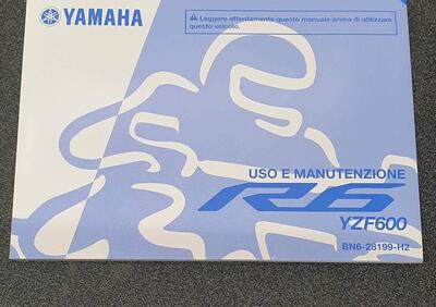 USO E MANUTENZIONE MANUALE YAMAHA YZF-R6 600 - Annuncio 8255265