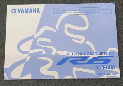 USO E MANUTENZIONE MANUALE YAMAHA R6 600 IN TEDESC - Annuncio 8255326