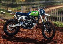 Kawasaki W800 cross, special da MRS Oficina