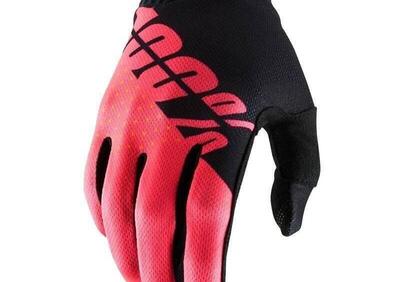 GUANTI 100% ITRACK BLACK/FLUO RED da scontare!!! 100 % - Annuncio 8259601