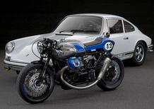 Moto Guzzi V9 Rhapsody in Blue. La café racer di Arctos