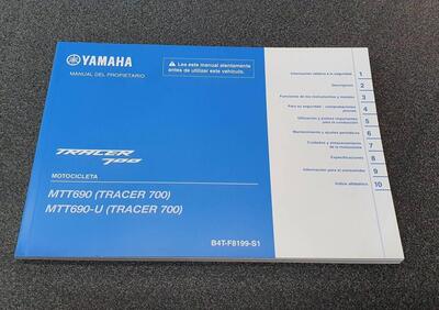 USO E MANUTENZIONE MANUALE YAMAHA MT07 TRACER 700 - Annuncio 8275374