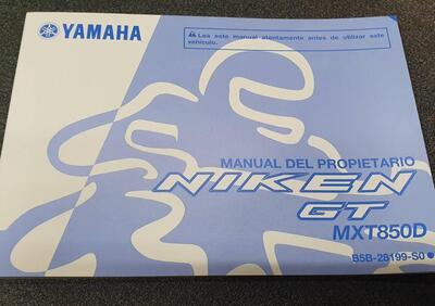 USO E MANUTENZIONE MANUALE YAMAHA PER NIKEN GT 850 - Annuncio 8288558