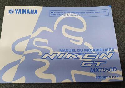 USO E MANUTENZIONE MANUALE YAMAHA NIKEN GT 850 - Annuncio 8288576