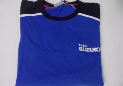 T SHIRT T-SHIRT MAGLIETTA BLU ORIGINALE SUZUKI TAG  - Annuncio 8299725