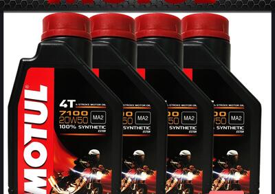 4LT OLIO MOTUL 7100 20W50 4 LITRI 100% SINTETICO M - Annuncio 8300339