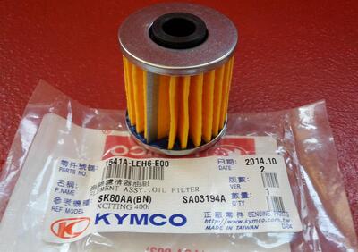 FILTRO OLIO ORIGINALE KYMCO XCITING I ABS 400 2014 - Annuncio 8302717