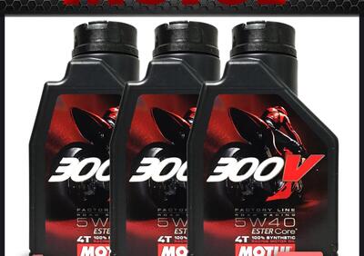 3LT TRE LITRI 3 LT OLIO MOTORE MOTUL 300V 300V 5W4  - Annuncio 8303023