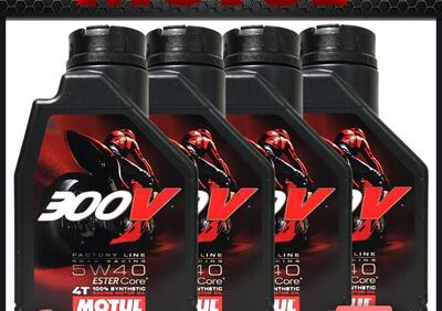 4LT QUATTRO LITRI 4 LT OLIO MOTORE MOTUL 300V 300V  - Annuncio 8303024