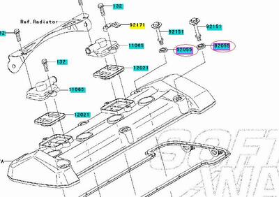 GOMMINO GUARNIZIONE COPERCHIO PUNTERIE KAWASAKI Z1 - Annuncio 8307397