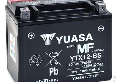 BATTERIA ORIGINALE YUASA YTX12-BS SYM JOY MAX GTS - Annuncio 8394285